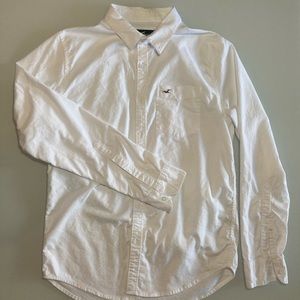 Hollister Mens dress shirt white